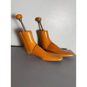Pair of vintage wooden shoe trees/stretchers